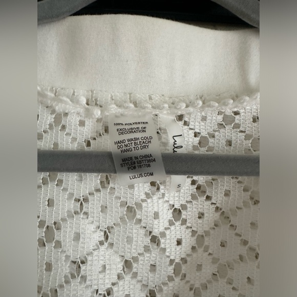 Summer at Sea Ivory Crochet Lace Wide-Leg Swim Cover-Up Pants | Lulus - Picture 6 of 10